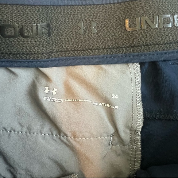 Men’s Under Armour navy blue shorts, size 34 - Picture 5 of 5